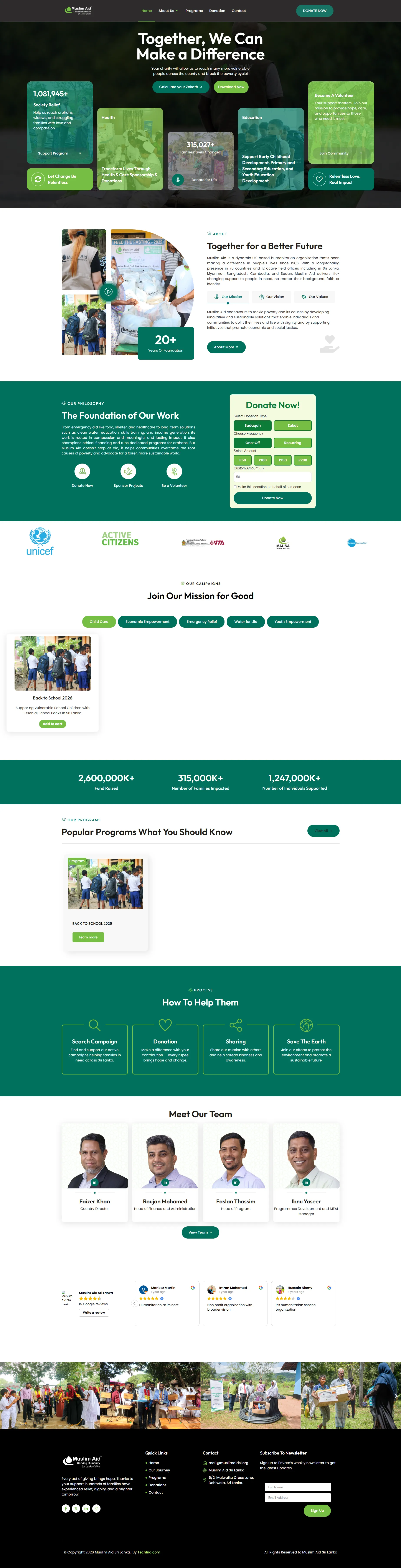 Charity Website(Non-Profit)